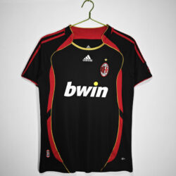 Áo Bóng Đá Retro AC Milan Mùa 2006/07 Sân Khách Thứ Hai Màu Đen