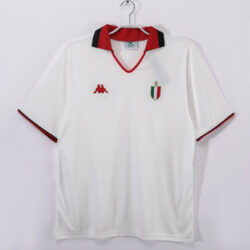 Áo Bóng Đá AC Milan Mùa 1988/89 Sân Khách Màu Trắng