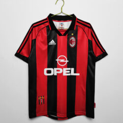 Áo Bóng Đá Retro AC Milan Mùa 1998/99 Sân Nhà