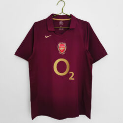 Áo Bóng Đá Retro Arsenal Mùa 2005/06 Sân Nhà