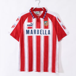 Áo Bóng Đá Retro Atlético Madrid Mùa 1994/95 Sân Nhà