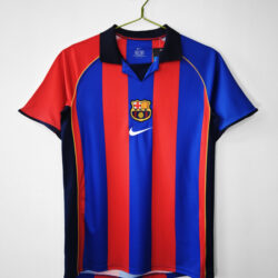 Áo Bóng Đá Retro Barcelona Mùa 2001/02 Sân Nhà