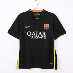 Áo Bóng Đá Retro Barcelona Mùa 2013/14 Sân Khách Thứ Hai Màu Đen