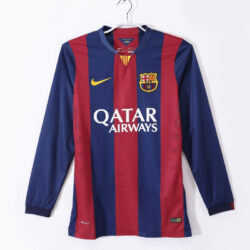 Áo Bóng Đá Retro Barcelona Mùa 2014/15 Sân Nhà Dài Tay