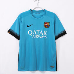 Áo Bóng Đá Retro Barcelona Mùa 2015/16 Sân Khách Thứ Hai