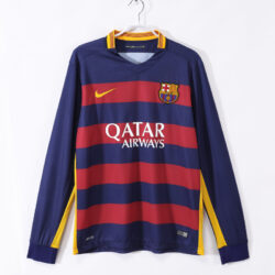 Áo Bóng Đá Barcelona Mùa 2015/16 Sân Nhà Dài Tay