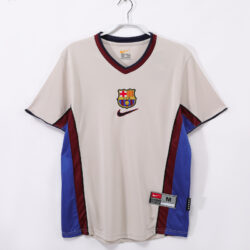 Áo Bóng Đá Retro Barcelona Mùa 1998/99 Sân Khách
