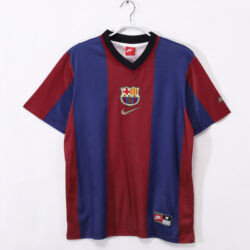 Áo Bóng Đá Retro Barcelona Mùa 1998/99 Sân Nhà