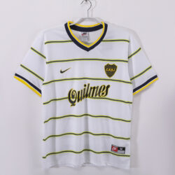 Áo Bóng Đá Retro Boca Juniors Mùa 1999 Sân Khách Màu Trắng