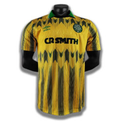 Áo Bóng Đá Celtic Mùa 1992/93 Sân Nhà Màu Vàng