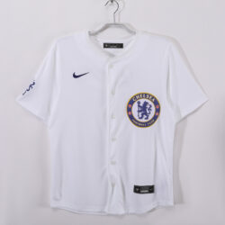 Áo Bóng Đá Chelsea Mùa 2025 Áo Kiểu Bóng Chày Màu Trắng