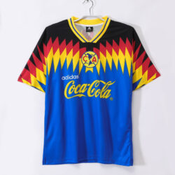 Áo Bóng Đá Retro Club América Mùa 1995 Sân Khách Màu Xanh Dương