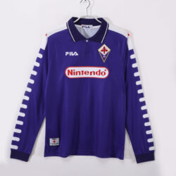 Áo Bóng Đá Retro Fiorentina Mùa 1998/99 Sân Nhà Dài Tay