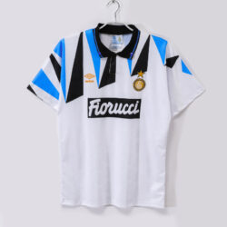 Áo Bóng Đá Inter Milan Mùa 1992/93 Sân Khách Màu Trắng
