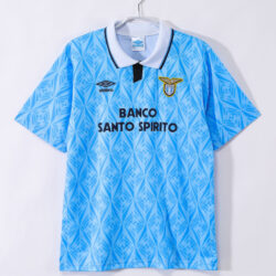 Áo Bóng Đá Retro Lazio Mùa 1991/92 Sân Nhà