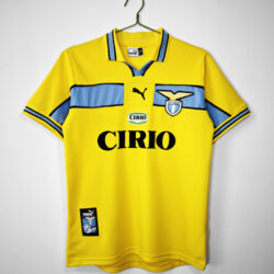 Áo Bóng Đá Lazio Mùa 1998/99 Màu Vàng