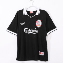 Áo Bóng Đá Liverpool Mùa 1996/97 Sân Nhà Màu Đen