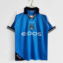 Áo Bóng Đá Manchester City Mùa 1999/01 Sân Nhà