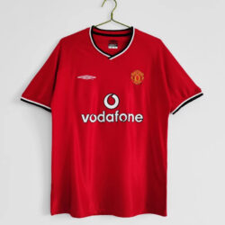 Áo Bóng Đá Manchester United Mùa 2000/02 Sân Nhà