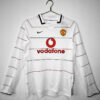 Áo Bóng Đá Manchester United Mùa 2003/04 Sân Khách Thứ Hai Dài Tay