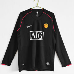 Áo Bóng Đá Retro Manchester United Mùa 2007/08 Sân Khách Dài Tay
