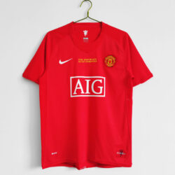 Áo Bóng Đá Manchester United Mùa 2007/08 Sân Nhà Phiên Bản Cúp C1