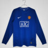 Áo Bóng Đá Manchester United Mùa 2008/09 Sân Khách Thứ Hai Dài Tay