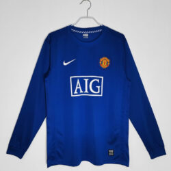 Áo Bóng Đá Manchester United Mùa 2008/09 Sân Khách Thứ Hai Dài Tay