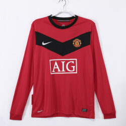 Áo Bóng Đá Retro Manchester United Mùa 2010 Sân Nhà Dài Tay