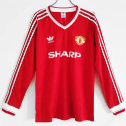 Áo Bóng Đá Manchester United Mùa 1986/88 Sân Nhà Dài Tay