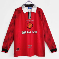 Áo Bóng Đá Manchester United Mùa 1996/97 Sân Nhà Dài Tay