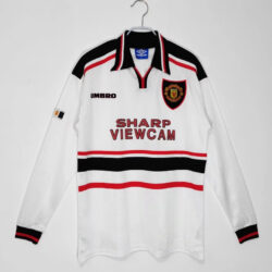 Áo Bóng Đá Manchester United Mùa 1998/99 Sân Khách Dài Tay