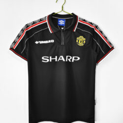 Áo Bóng Đá Manchester United Mùa 1998/99 Màu Đen