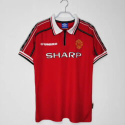 Áo Bóng Đá Manchester United Mùa 1998/99 Sân Nhà