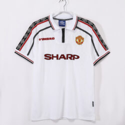 Áo Bóng Đá Manchester United Mùa 1998/99 Màu Trắng