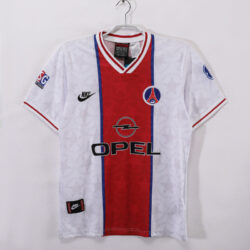 Áo Bóng Đá Paris Saint-Germain Mùa 1995/96 Sân Khách Màu Trắng