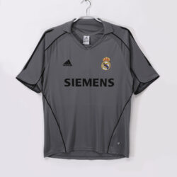 Áo Bóng Đá Real Madrid Mùa 2005/06 Sân Khách Thứ Hai Màu Xám