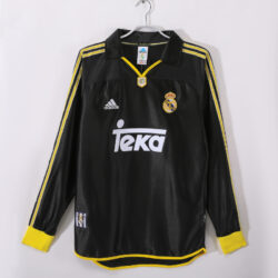Áo Bóng Đá Retro Real Madrid Mùa 1999/01 Sân Khách Dài Tay