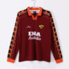 Áo Bóng Đá Retro Roma Mùa 1998/99 Sân Nhà Dài Tay