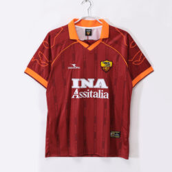 Áo Bóng Đá Retro Roma Mùa 1999/00 Sân Nhà
