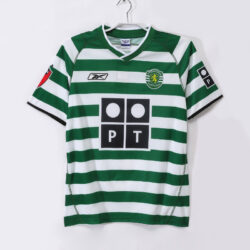 Áo Bóng Đá Retro Sporting Lisbon Mùa 2003/04 Sân Nhà