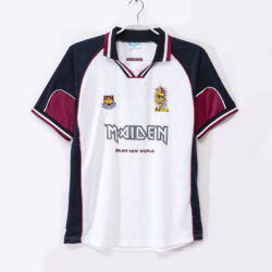 Áo Bóng Đá West Ham United Mùa 1999 Sân Khách