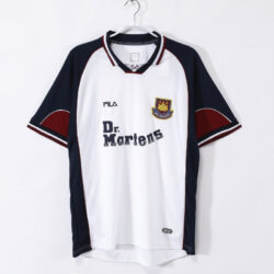 Áo Bóng Đá Retro West Ham United Mùa 1999/01 Sân Khách