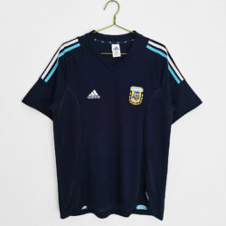 Áo Bóng Đá Retro Đội Tuyển Argentina Mùa 2002 Sân Khách