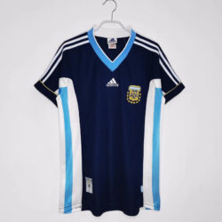 Áo Bóng Đá Đội Tuyển Argentina Mùa 1998 Sân Khách