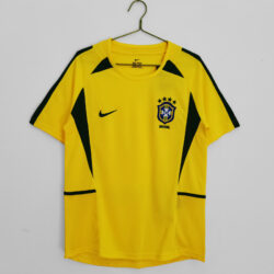Áo Bóng Đá Retro Đội Tuyển Brazil Mùa 2002 Sân Nhà