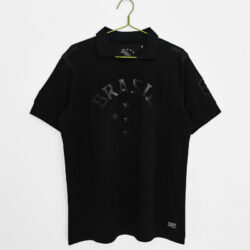 Áo Bóng Đá Retro Đội Tuyển Brazil Mùa 2013/14 Màu Đen Phiên Bản Cầu Thủ
