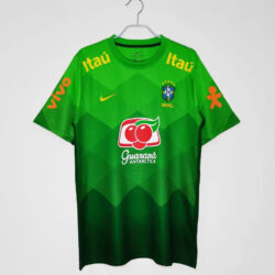 Áo Bóng Đá Đội Tuyển Brazil Mùa 2020 Áo Tập Luyện Màu Xanh Lá