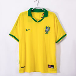 Áo Bóng Đá Retro Đội Tuyển Brazil Mùa 1997 Sân Nhà