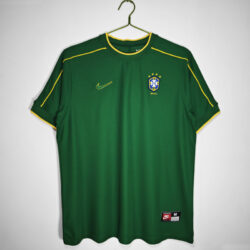 Áo Bóng Đá Retro Đội Tuyển Brazil Mùa 1998 Sân Nhà Thủ Môn
